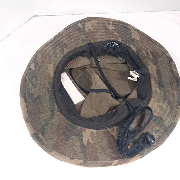 Volcom Stone Bucket Boonie Hat Camo Camouflage fishing Camp Hike Boat sun O/s - Picture 10 of 13